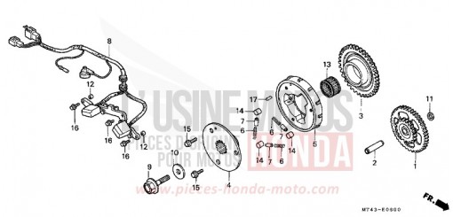 PULSE GENERATOR VFR750FL de 1990